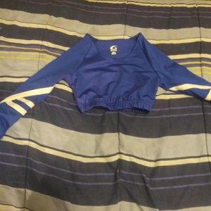 Cheer crop top ladies xs